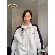 批发【云朵绒复合】薄款320g,厚款400g 拉链刺绣拼接卫衣