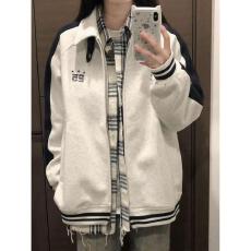 批发【云朵绒复合】薄款320g,厚款400g 拉链刺绣拼接卫衣