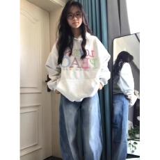 批发【云朵绒复合】薄款320g,厚款400g设计感珍珠字母卫衣