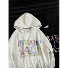 云朵绒复合薄款320g,厚款400g设计感珍珠字母卫衣