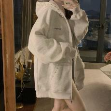 云朵绒复合薄款320g,厚款400g钉珠刺绣高级设计感卫衣