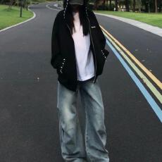 批发【云朵绒复合】薄款320g,厚款400g钉珠刺绣高级设计感卫衣