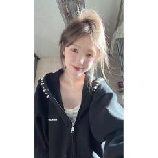 批发【云朵绒复合】薄款320g,厚款400g钉珠刺绣高级设计感卫衣