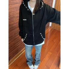 批发【云朵绒复合】薄款320g,厚款400g钉珠刺绣高级设计感卫衣