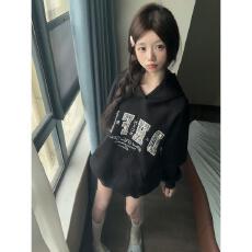 批发【云朵绒复合】薄款320g,厚款400g百搭字母珍珠设计卫衣