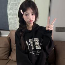 批发【云朵绒复合】薄款320g,厚款400g百搭字母珍珠设计卫衣