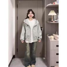 批发【云朵绒复合】薄款320g,厚款400g 气质连帽高领开衫卫衣女