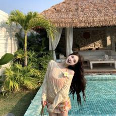 批发竹节螺纹薄款防晒<b class='q'>长袖</b>女宽松罩衫 背心带胸垫92棉8氨纶棉螺纹