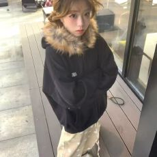 批发薄款/加绒【华棉复合牛奶丝/银狐绒】毛领<b class='q'>卫衣</b><b class='q'>女</b>