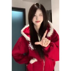 批发华棉复160克牛奶丝-240克银狐绒-（毛领<b class='q'>卫衣</b>）——【刺绣】