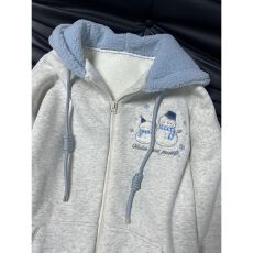 批发原版做法#刺绣# 华棉复合葵花绒520g  <b class='q'>卫衣</b><b class='q'>女</b>