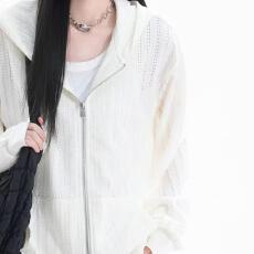 批发【原版布料提花镂空】连帽防晒衣女防晒服<b class='q'>薄外套</b>