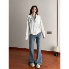 批发【原版布料露露皱双线格锦纶】白色立领防晒衣女防晒服<b class='q'>薄外套</b>