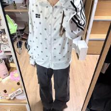 批发【原版布料双线格锦纶】波点印花白色立领防晒衣女防晒服<b class='q'>薄外套</b>