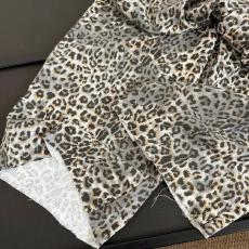 批发原版面料大码300斤豹纹休闲<b class='q'>运动</b>卫裤九分裤子女宽松显瘦直筒裤夏