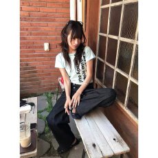 批发美式<b class='q'>街头</b>风侧边字母印花短袖t恤女夏季ins潮牌宽松情侣半袖上衣潮