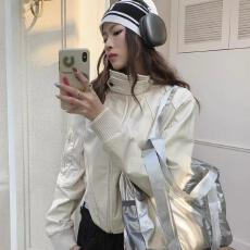 批发美式复古短外套女秋季2025新款宽松百搭<b class='q'>皮衣</b>设计感小众<b class='q'>机车</b>皮夹克