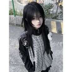 批发原版做法#刺绣#后包领 纯棉华棉复合 薄款/加绒 卫衣女