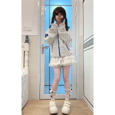 批发原版做法#后包领#3个魔术贴 纯棉华棉复合 薄款/加绒 卫衣女
