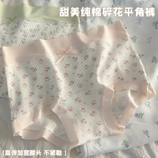 批发<b class='q'>新款</b>女学生轻薄甜美内<b class='q'>裤</b>女生碎花田园风中腰棉档舒适透气三角<b class='q'>裤</b>