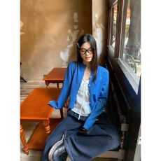 批发2025<b class='q'>秋</b>季圆领针织开衫毛衣外套女韩系绣花修身显瘦简约别致上衣
