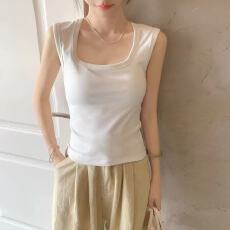 批发秋冬保暖德绒方领<b class='q'>背心</b>带固定杯
