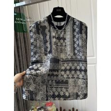 批发原版+肩垫，高级感圆领印花无袖<b class='q'>T</b><b class='q'>恤</b>女上衣宽松大码独特夏季设计感