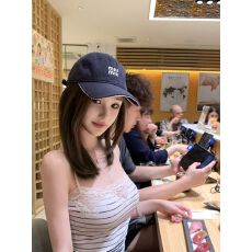 批发纯棉拉架蕾丝花边条纹吊带背心女夏季修身辣妹V领百搭短款小上衣