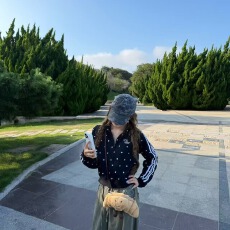 批发美式复古满印波点立领短款开衫夹克卫衣女2026秋季休闲百搭外套潮