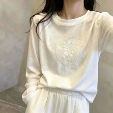 批发2026早秋薄款刺绣女宽松慵懒风开衫上衣