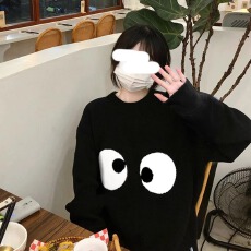 批发实价 仿棉华棉复合-薄款310g加绒400g 圆领卫衣女印花跨境