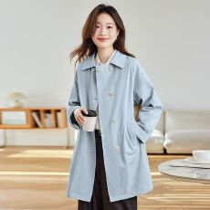 批发风衣女中长款2026春秋新款<b class='q'>韩版</b>今年流行上衣时尚宽松显瘦工装<b class='q'>外套</b>
