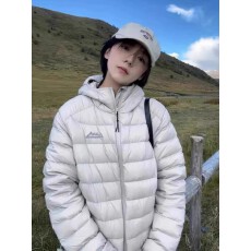 批发网图<b class='q'>情侣</b><b class='q'>男女</b>同款排骨刺绣山峰短款连帽棉服外贸内胆棉衣外套