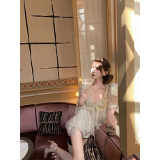 批发Kikimy 05/18 20:00【云朵舒芙蕾】Chlo*蕾丝量10m 重工手工抽褶