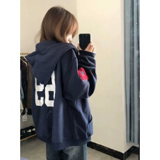 批发早秋外套女<b class='q'>春</b>秋款2026新款爆款韩系连帽秋季卫衣女款开衫上衣