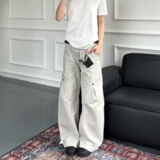 批发欧美高街复古工装男女高腰宽松直筒显瘦百搭阔腿hiphop休闲长裤子