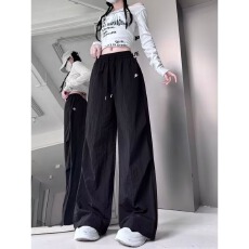批发慵懒潮流日系ins原宿休闲长裤简约新款时尚流行百搭文艺气质