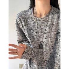 批发时尚简约长袖<b class='q'>T</b><b class='q'>恤</b>男女秋潮流气质慵懒文艺<b class='q'>原宿</b><b class='q'>日系</b>流行百搭新款ins