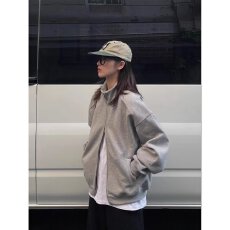 批发华棉复合280克双拉链头秋冬男<b class='q'>女</b>宽松长袖立领卫衣外套情侣上衣