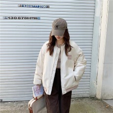 批发国潮提花棉服女秋冬<b class='q'>新款</b>复古美式宽松棉衣<b class='q'>情侣</b><b class='q'>夹克</b>棉袄棒球服外套