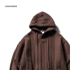 批发复古国潮牌秋冬季慵懒风毛衣针织衫套头<b class='q'>男</b>女生中性oversize连帽衫