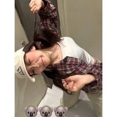 批发格子衬衫美式侠魁复古撞色<b class='q'>长袖</b>衬衣<b class='q'>男</b>女字母刺绣休闲情侣外套