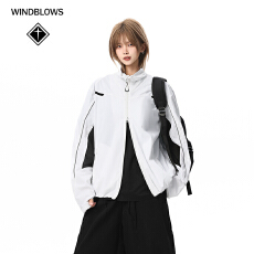 批发WIND BLOWS户外凉感透气立领运动防晒衣<b class='q'>男</b>女外套2025夏新款皮肤衣