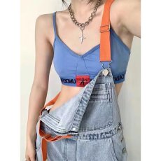 批发减龄牛仔背带长裤<b class='q'>女</b>2026夏季新款宽松百搭吊带<b class='q'>连体裤</b>直筒<b class='q'>拖地</b>裤潮