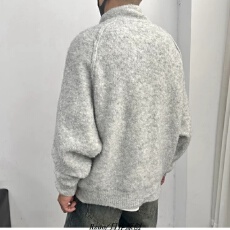 批发原版宽松百花绒美式嘉盛2026春季氛围感慵懒风复古毛衣