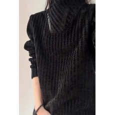 批发鱼骨复斜拉链重磅立领卫衣男女<b class='q'>秋冬</b>长袖t恤加厚保暖内搭打底衫