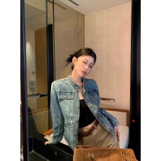 批发原版质量2026<b class='q'>春</b>秋夏御姐时尚韩系舒适做旧蓝色牛仔夹克外套女