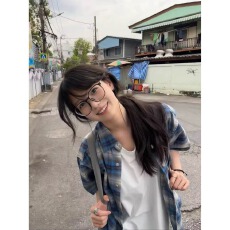 批发短袖<b class='q'>衬衫</b>2026新款韩版宽松薄款格子<b class='q'>衬衫</b>女百搭Chic港味防晒衫