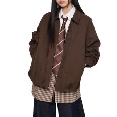 批发美式蚂蚁翻领飞行夹克男女春秋潮牌拼接工装<b class='q'>外套</b>高街宽松运动上衣
