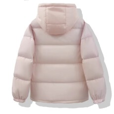批发冬季小个子粉色短款羽绒棉衣棉服外套女款冬天加厚学生面包服棉袄